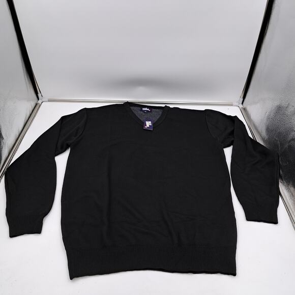 Billy London UK Black Soft Long Sleeve Ultra-soft Sweater V-Neck Size XL - Picture 9 of 9